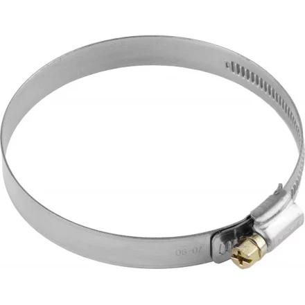 Хомуты ЗУБР &quot;ЭКСПЕРТ&quot;, нерж. сталь, накатная лента 12 мм, 20-32 мм, 100 шт 37822-20-32-100 купить в Перми