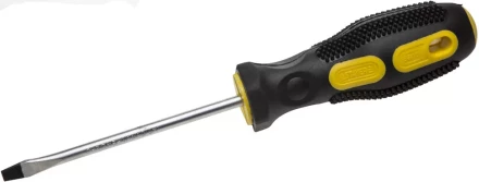 Отвертка STAYER &quot;STANDARD&quot; с двухкомпонентной рукояткой, хромованадиевая сталь, SL 5,0х100мм 25075-05-10 купить в Перми
