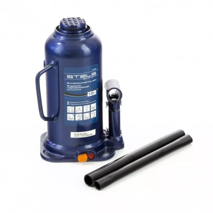 Домкрат гидравлический бутылочный 16 т h подъема 227-457 мм Stels 51168 купить в Перми