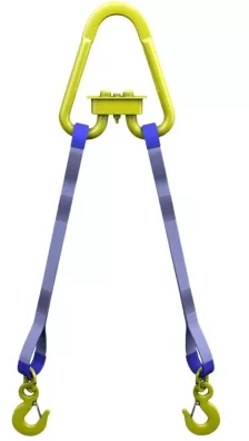 Строп текстильный двухветвевой 2СТ 5 т L=2 м SF6 100 мм Звено РТ-3 купить в Перми