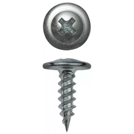 Саморезы ЗУБР с прессшайбой по листовому металлу до 0,9мм, PH2, 4,2х32мм, ТФ2, 600шт 4-300192-42-032 купить в Перми