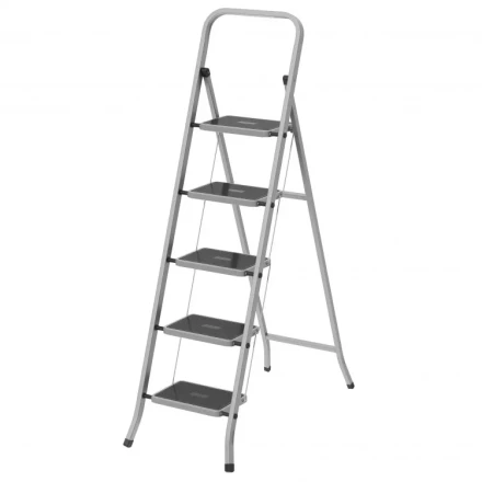 Стремянка 5 ступени с резиновыми ковриками Сибртех 97870 купить в Перми