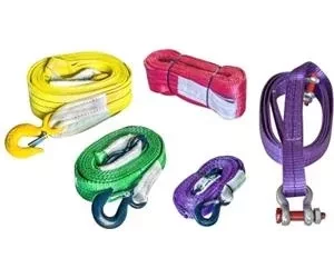 Ремень буксировочный  3т SF 2. L= 5.0 м 50 мм в 1 слой с двумя крюками din 1.5т купить в Перми