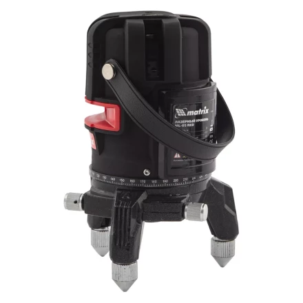 Лазерный уровень ML 05 Red, 20 м, 635 нм, резьба 5/8&quot; Matrix 35066 купить в Перми