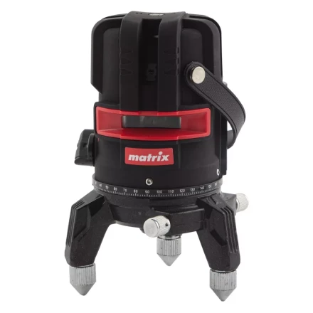 Лазерный уровень ML 05 Red, 20 м, 635 нм, резьба 5/8&quot; Matrix 35066 купить в Перми