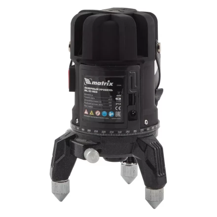 Лазерный уровень ML 05 Red, 20 м, 635 нм, резьба 5/8&quot; Matrix 35066 купить в Перми