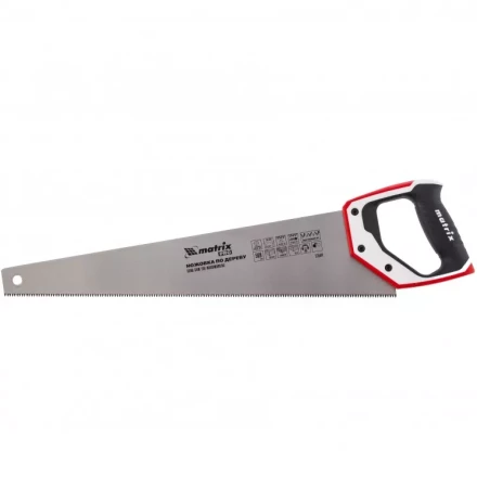 Ножовка по дереву 500 мм каленый зуб 3D 7-8TPI  трехкомпонентная рукоятка PRO MATRIX 23584 купить в Перми