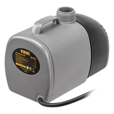 Насос фонтанный FNP110-34, 112 Вт, подъем 3,4 м, 3400 л/ч, колокольчик/каскад/гейзер Denzel 99032 купить в Перми