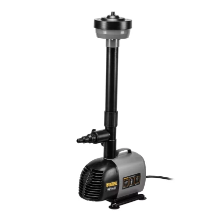 Насос фонтанный FNP110-34, 112 Вт, подъем 3,4 м, 3400 л/ч, колокольчик/каскад/гейзер Denzel 99032 купить в Перми
