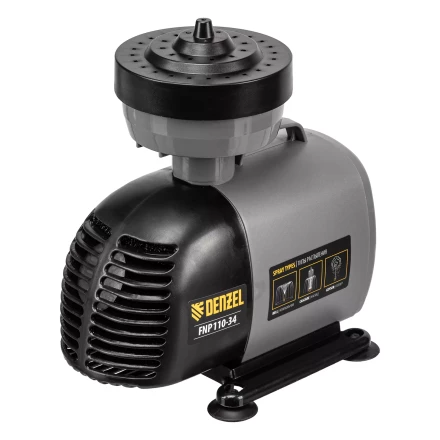 Насос фонтанный FNP110-34, 112 Вт, подъем 3,4 м, 3400 л/ч, колокольчик/каскад/гейзер Denzel 99032 купить в Перми