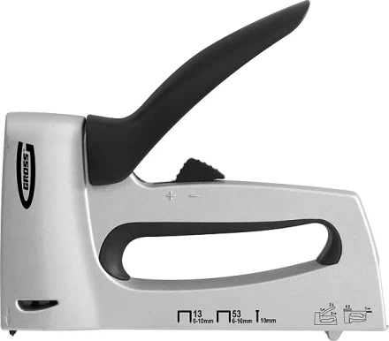 Степлер мебельный алюминиевый корпус тип скобы 13 53 300 6-10 мм GROSS 41001 купить в Перми