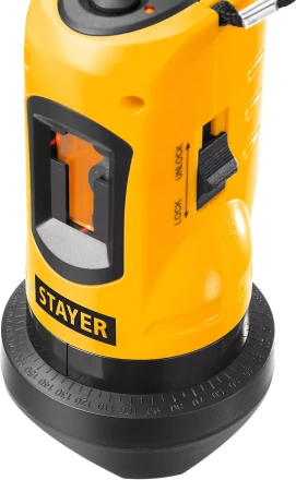 Нивелир лазерный линейный SLL-2, STAYER 34960-H2, штатив, кейс, 10м, точн. +/-0,5 мм/м 34960-H2 купить в Перми