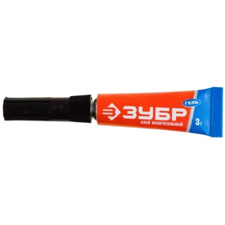 Клей-гель ЗУБР моментальный, на блистере, 3 г 41911 купить в Перми