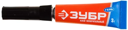 Клей-гель ЗУБР моментальный, на блистере, 3 г 41911 купить в Перми
