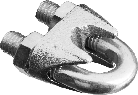 Зажим троса DIN 741, оцинкованный, 8мм, 60 шт, STAYER Master 30535-08 30535-08 купить в Перми