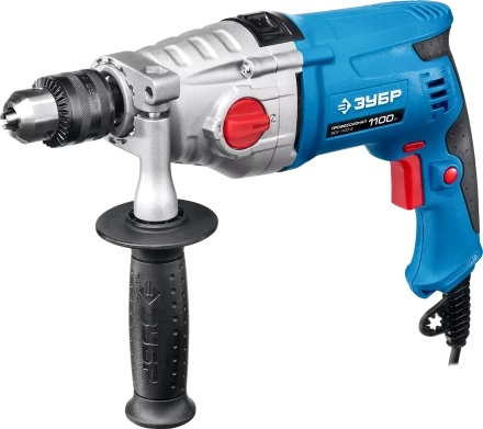 Дрель ударная двухскоростная + кейс ЗДУ-1100-2 ЭРМКМ2 серия ПРОФЕССИОНАЛ купить в Перми