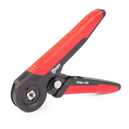 Пресс-клещи КВТ ПКВк-10А для опрессовки втулочных наконечников до 10 мм (101397) купить в Перми