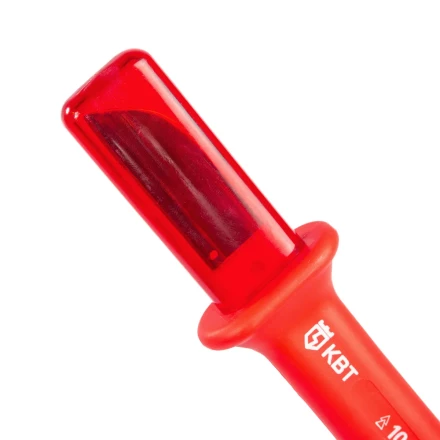 Нож электрика диэлектрический КВТ НМИ-12 с прямым лезвием (92313) купить в Перми