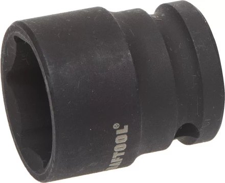 Торцовая головка KRAFTOOL &quot;INDUSTRIE QUALITAT&quot; ударная (1/2&quot;), FLANK, Cr-Mo, фосфатированная, 24 мм 27940-24_z01 купить в Перми