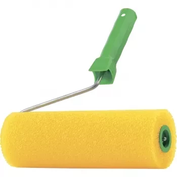 Валик &quot;СТРУКТУРНЫЙ&quot; поролоновый с ручкой, &quot;гладкий&quot;, 180 мм СИБРТЕХ 80233 купить в Перми