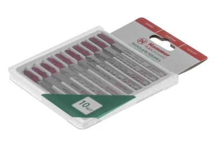 Пилки для лобзика HAMMER JG WD-PL-MT набор No5 (10шт.) купить в Перми