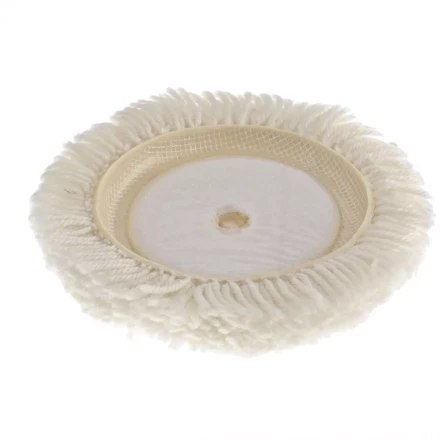 Насадка полировальная &quot;под липучку&quot; 125 мм плетеная шерстяная нить MATRIX 75957 купить в Перми
