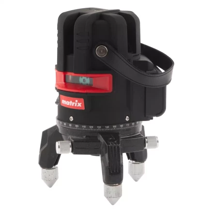 Лазерный уровень ML 06 Green, 30 м, 520 нм, аккумулятор Li 2800 мАч, резьба 5/8&quot; Matrix 35067 купить в Перми