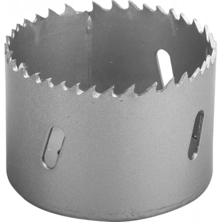 Коронка ЗУБР "ЭКСПЕРТ" биметаллическая, быстрорежущая сталь, глубина сверления до 38мм, d-64мм 29531-064_z01 купить в Перми