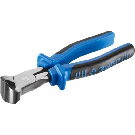 Кусачки торцевые ЗУБР, особостойкое спец. покрытие Н12Х1 (никель/хром), двухкомпонентные рукоятки, 180мм 2201-7-18_z01 купить в Перми