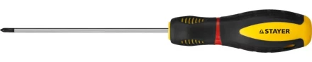Отвертка STAYER &quot;PROFI&quot; &quot;PROTech&quot;, двухкомп рукоятка, намагниченная, Cr-Mo, PH0x100мм 25132-0-10_z02 купить в Перми
