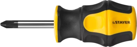 Отвертка STAYER &quot;MASTER&quot; &quot;HERCULES&quot;, Сr-V, противоскользящая рукоятка, PH2x38мм 25052-38-2_z02 купить в Перми