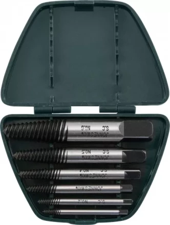 Комплект экстракторов съемник шпилек 1/8&quot;- 3/4&quot; 6 предметов  AG 010048  Jonnesway 47023 купить в Перми