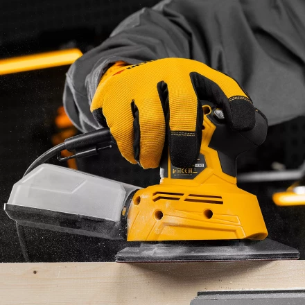 Треугольник абразивный на ворc. подложке под &quot;липучку&quot;, перф., P 600, 150х150х100 мм, 5 шт. Denzel 738697 купить в Перми