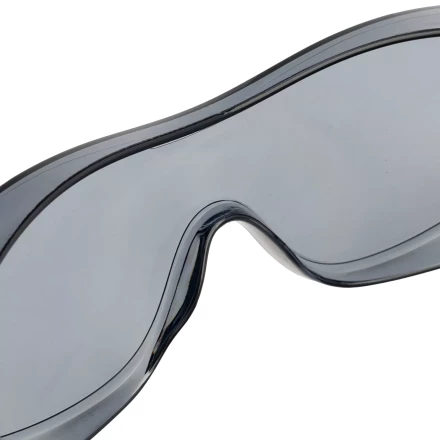 Очки защитные открытые Denzel 89203, поликарбонатные, увеличенная дымчатая линза, регулируемые дужки купить в Перми