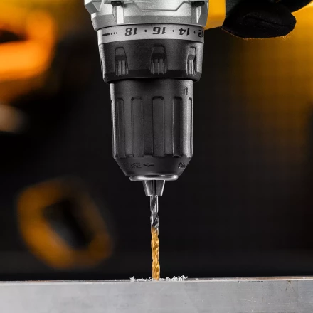 Сверло спиральное по металлу Denzel 4,2 x 75мм, Р6М5, Golden Tip, многогранная заточка, 718273 купить в Перми