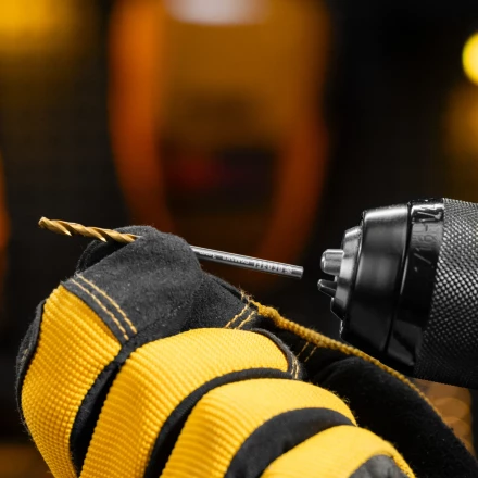 Набор сверл по металлу Denzel, 1-10 мм, Р6М5К8-TiN, Golden Tip, 10 шт 723005 купить в Перми