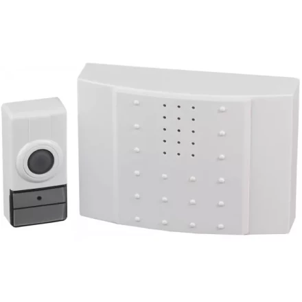 Звонок СВЕТОЗАР &quot;ЛИРА&quot; радиочастотный беспроводной, 16 мелодий, 4,5В SV-58062 купить в Перми