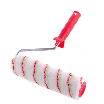 Валик &quot;Эмали&quot;  250 мм ворс 12 мм D 48 мм D ручки 8 мм полиамид полиакрил Сибртех 80171 купить в Перми