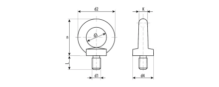 Рым-болты DIN 580 карточка серия ПРОФЕССИОНАЛ купить в Перми