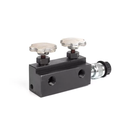 Кран гидравлический распределительный КВТ КГР-2 2-канальный (85076) купить в Перми