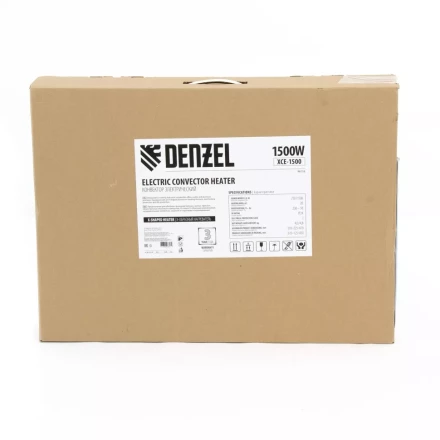 Конвектор электрический XCE-1500, 230 В, 1500 Вт, X-образный нагреватель Denzel 98116 купить в Перми