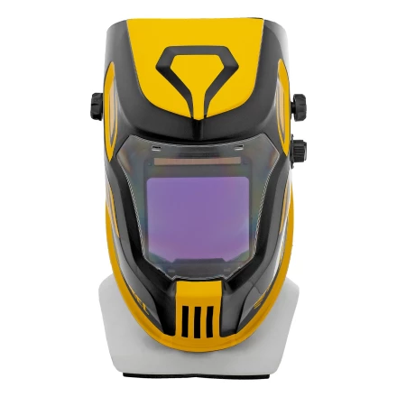 Щиток защитный лицевой (маска сварщика) F10, см. окно 100х96, Real Color, DIN 4-8/9-13// Denzel 89719 купить в Перми