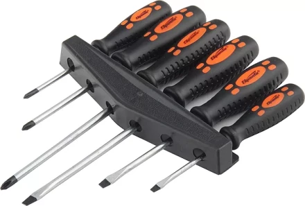Набор отверток CrV  двухкомпонентные рукоятки 6 шт SPARTA. 13307 купить в Перми