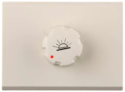 Диммер СВЕТОЗАР &quot;ЭФФЕКТ&quot; без вставки и рамки, цвет бежевый, 60-500Вт SV-54442-B купить в Перми