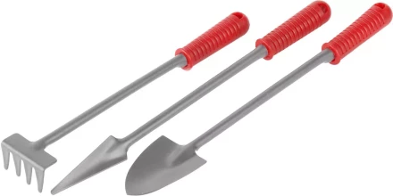 Набор GRINDA для ухода за комнатными растениями: Совок посадочный широкий, совок посадочный, грабельки, 3 предмета 8-422460-H3_z01 купить в Перми