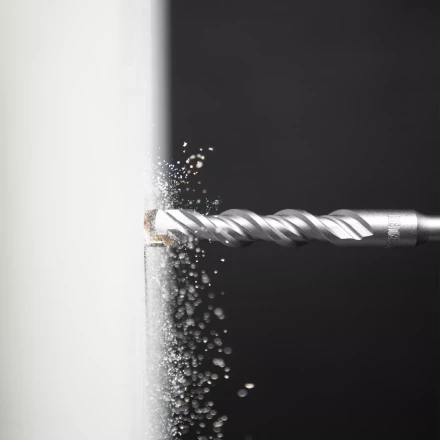 Бур по бетону Denzel, 14 x 160 мм, двойная спираль, три пылеотводящие кромки, купить в Перми