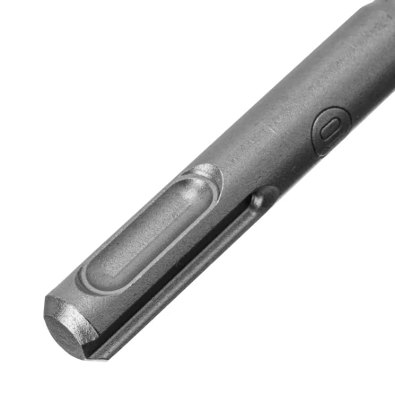 Бур по бетону Denzel, 10 x 210 мм, двойная спираль, три пылеотводящие кромки, 705017 купить в Перми