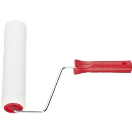 Валик ЗУБР &quot;МАСТЕР&quot; &quot;ВЕЛЮР-АКВА&quot;, полиэстер, для водорастворимых акриловых лаков, ворс 4мм, ручка 6мм, d=40/240мм 03537-24 купить в Перми