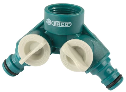 Распределитель двухканальный (резьба внешняя-соединитель), RACO &quot;Original&quot; 4250-55255C, 3/4&quot; 4250-55255C купить в Перми