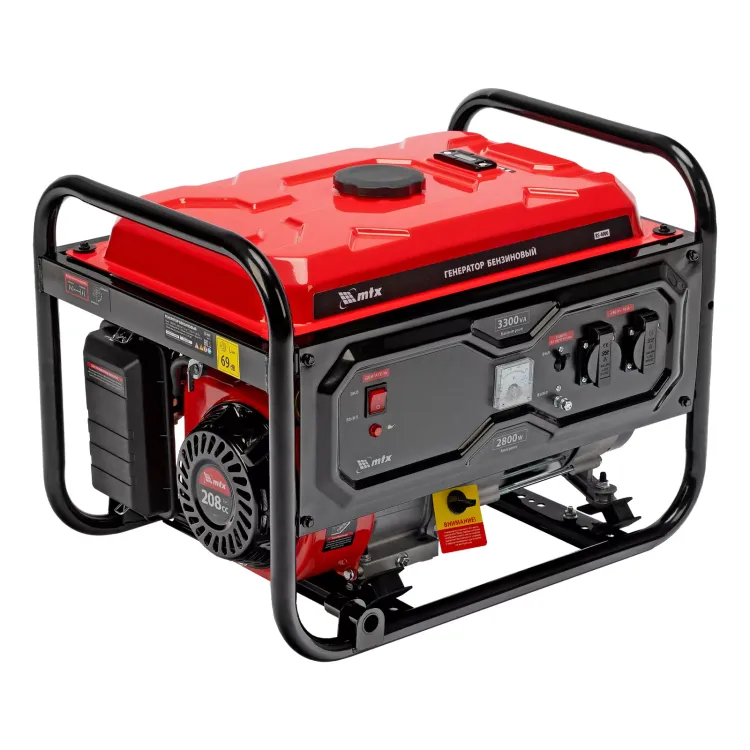 Генератор бензиновый MTX RS-4000 946115, 3,3 кВт, 230В, ручной стартер купить в Перми